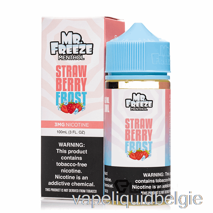 Vape-vloeistof Strawberry Frost - Mr Freeze - 100 Ml 0 Mg